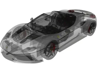 Ferrari J50 (2017) 3D Model preview
