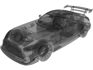 Mercedes-AMG GT Black (2021) 3D Model preview
