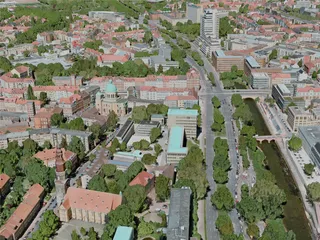 Hanover City, Germany (2020) 3D Model preview
