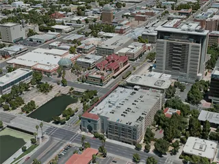 Stockton City, USA (2020) 3D Model preview