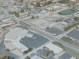 Springfield City, MO, USA (2020) 3D Model preview