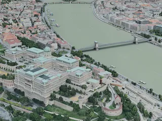 Budapest City, Hungary (2020) 3D Model preview