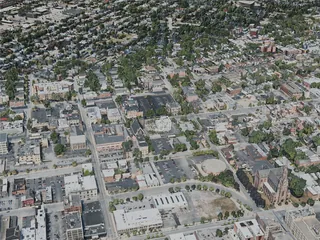Buffalo City, NY, USA (2020) 3D Model preview