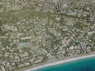 Cannes City, France (2020) 3D Model preview