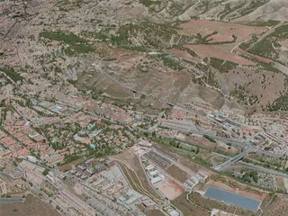 Granada City, Spain (2020) 3D Model preview