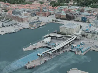 Helsingborg City, Sweden (2020) 3D Model preview
