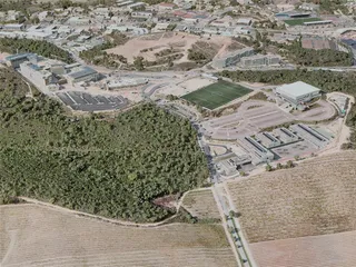 Ajaccio City, France (2020) 3D Model preview