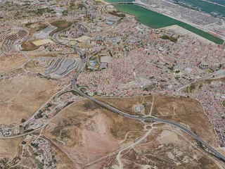 Algeciras City, Spain (2020) 3D Model preview