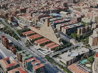 Alicante City, Spain (2020) 3D Model preview