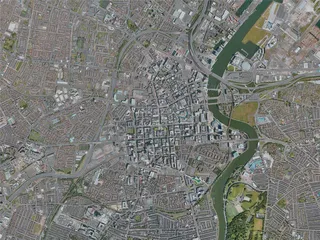 Belfast City, UK (2020) 3D Model preview