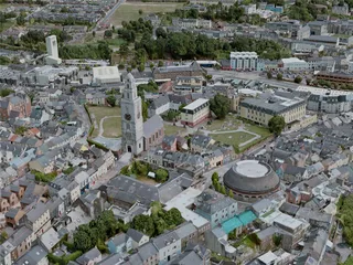 Cork City, Ireland (2020) 3D Model preview