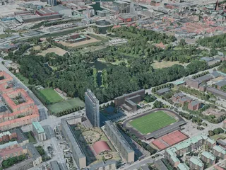Malmo City, Sweden (2020) 3D Model preview