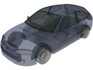 Mitsubishi Colt (1998) 3D Model preview