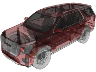 GMC Yukon Denali (2021) 3D Model preview