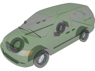 Mazda MPV (2000) 3D Model preview