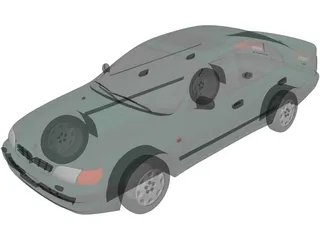 Toyota Carina E (1996) 3D Model preview