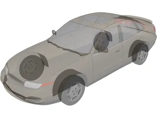 Saturn LS (2000) 3D Model preview