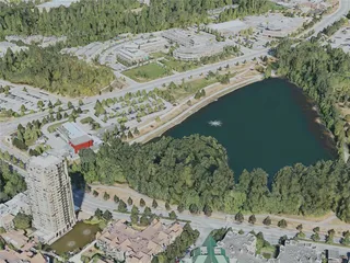 Coquitlam City, Canada (2020) 3D Model preview