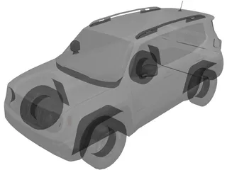 Jeep Renegade (2016) 3D Model preview