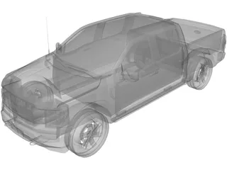 Ford F-150 (2021) 3D Model preview