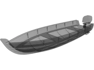 Boat 3D Model preview