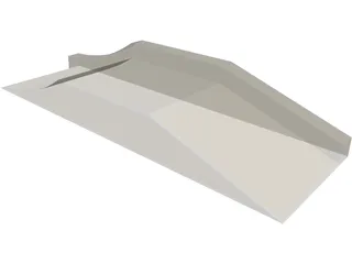 Ramp for Skeating 3D Model preview