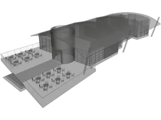 House of Caffe 3D Model preview