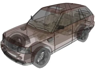 Range Rover Sport 3D Model preview