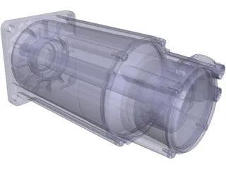 Bosch Rexroth Servo 3D Model preview