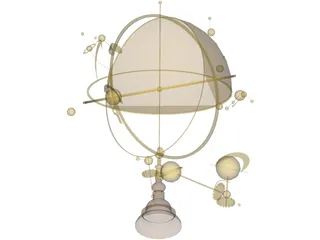Globe 3D Model preview
