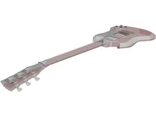 Gibson SG Guitar 3D Model preview