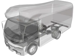 Camper Van 3D Model preview