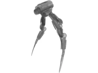 Robot Tripod Guerre des Mondes 3D Model preview