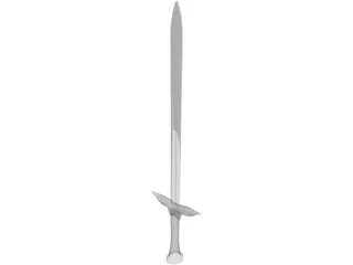 Two Handed Sword 3D Model preview