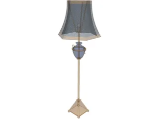 Floor Lamp 3D Model preview