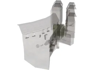 Village 3D Model preview