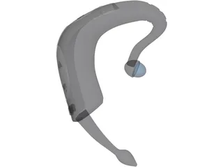 Bluetooth Earpiece 3D Model preview