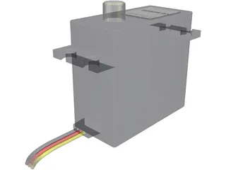 RC Hitec Servo HS-645MG 3D Model preview