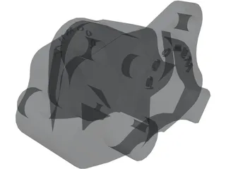 Brake Caliper Wilwood 3D Model preview