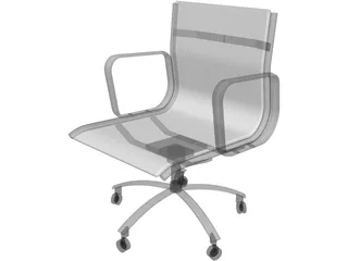 Charles Eames Chair 3D Model preview