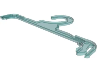 Underwear Hanger 3D Model preview