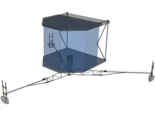 Philae Comet Probe (Rosetta Mission) 3D Model preview