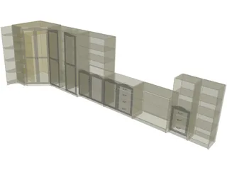 Child Furniture 3D Model preview