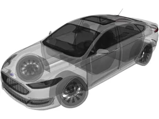Ford Fusion Titanium (2018) 3D Model preview
