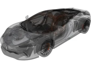 McLaren GT (2020) 3D Model preview