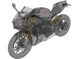 Ducati 1199 Panagale (2012) 3D Model preview