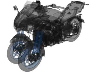 Yamaha NIKEN (2019) 3D Model preview