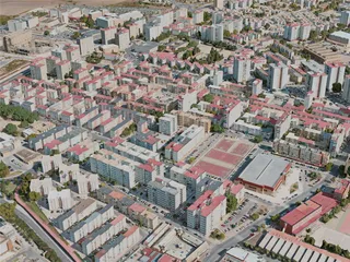 Jerez de la Frontera City, Spain (2020) 3D Model preview