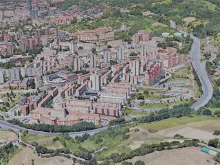 Bilbao City, Spain (2021) 3D Model preview