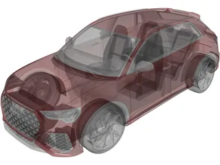 Audi RS Q3 (2020) 3D Model preview